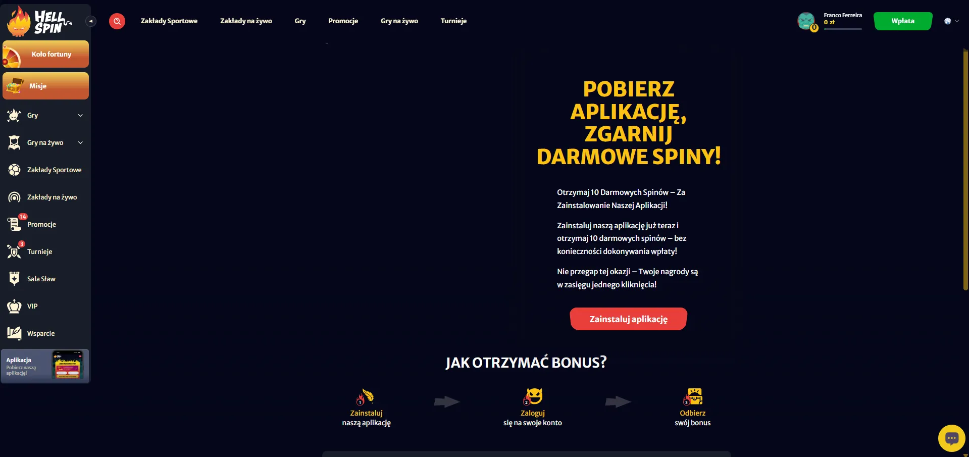 HellSpin aplikacja mobilna – kasyno na Android i iOS